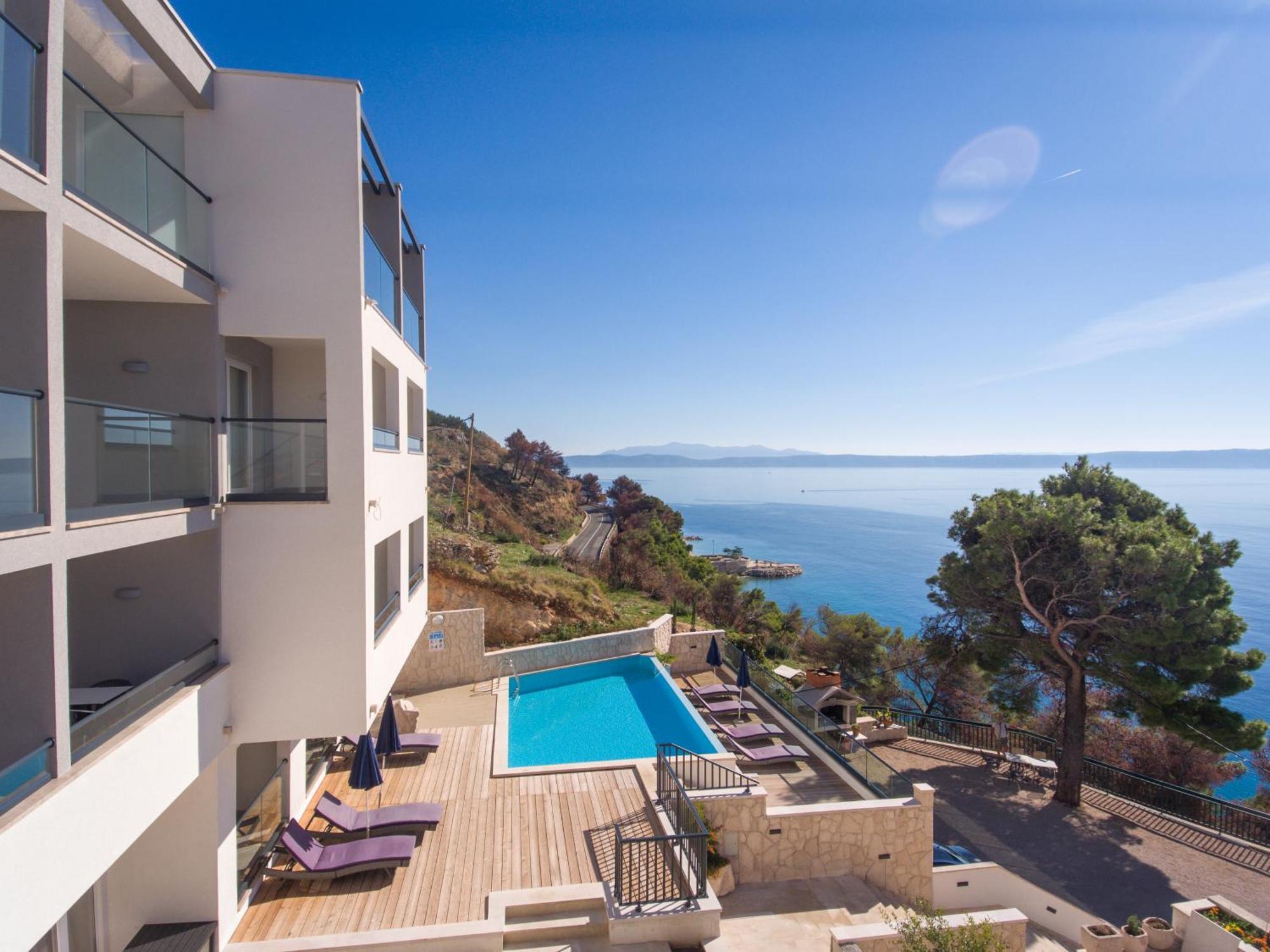 Villa Cascada Podgora Exteriér fotografie